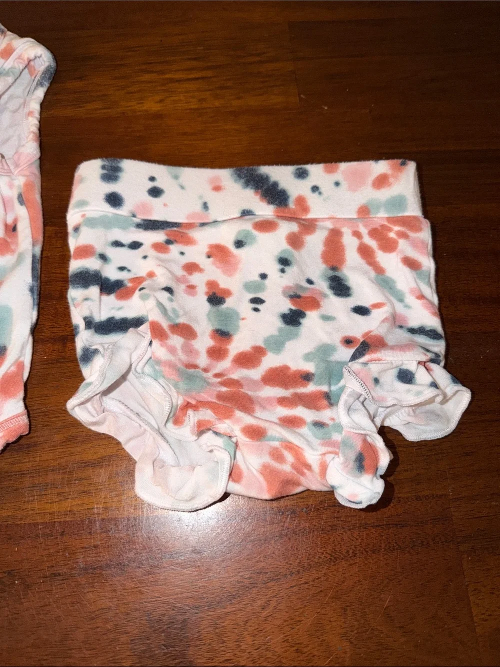 Angel Dear X SpearmintLove Two Piece Tie-Dye Sleeveless Bodysuit and shorts set